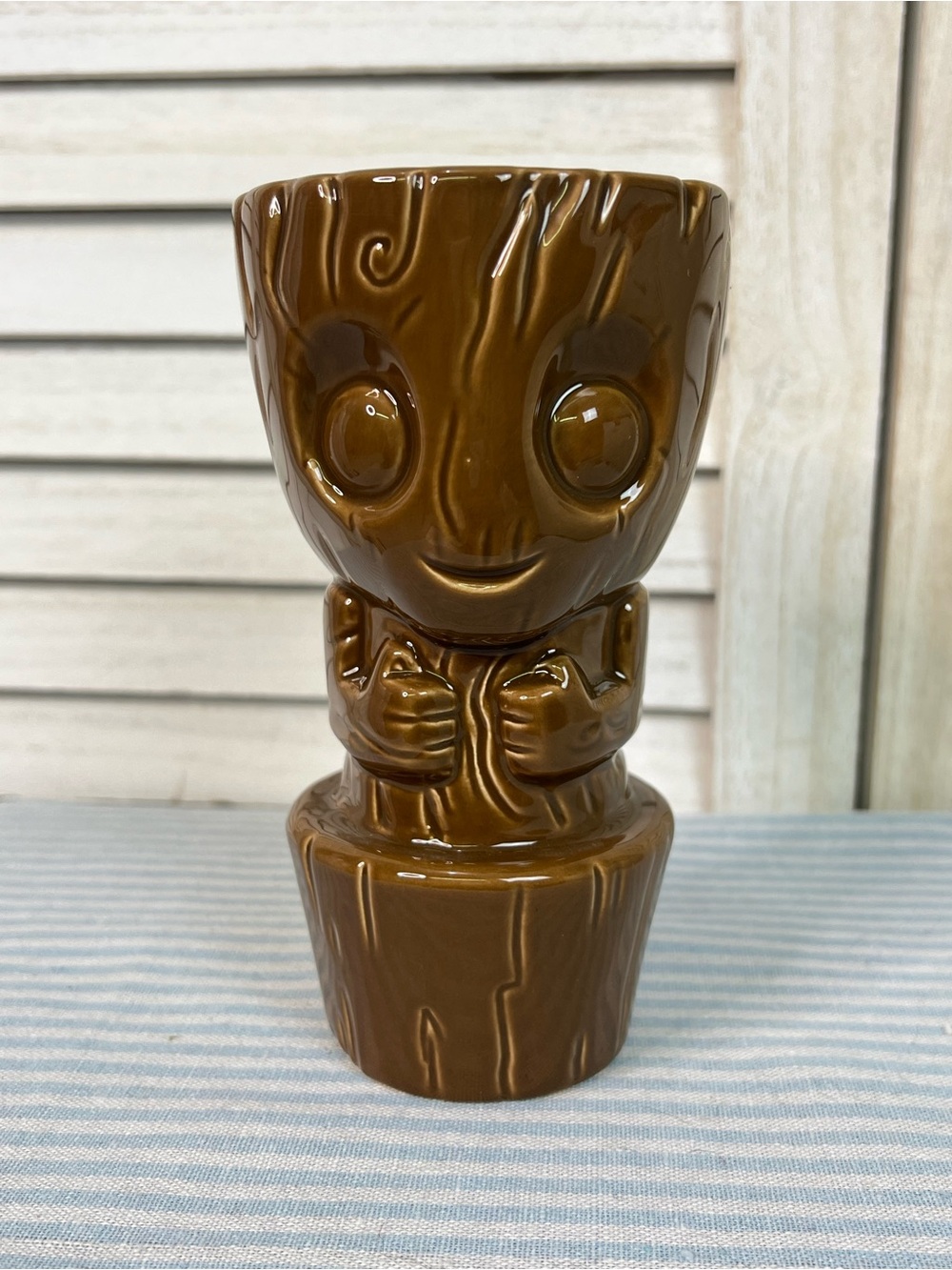 Marvel Brown Groot Guardians of the Galaxy Geeki Tiki Ceramic Mug Cup
